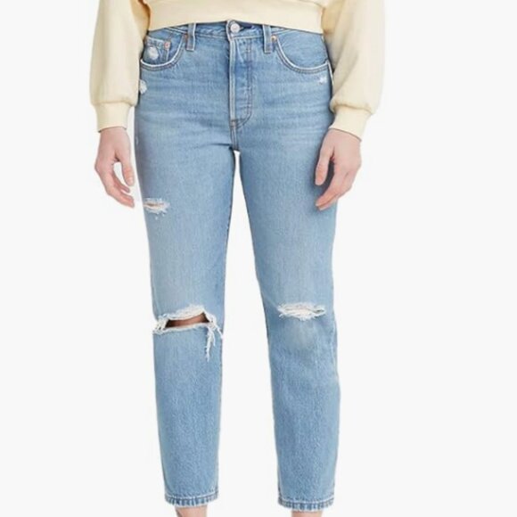 Levi's Women's 501 Crop Jeans - Picture 1 of 8